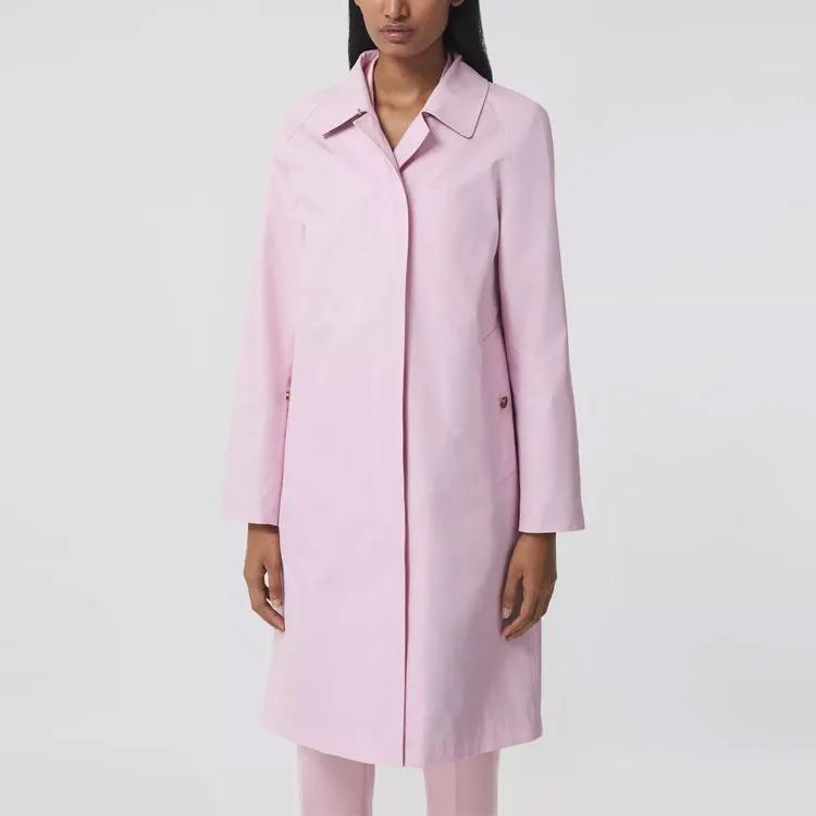 Burberry Trench Coats Women's Pink-3