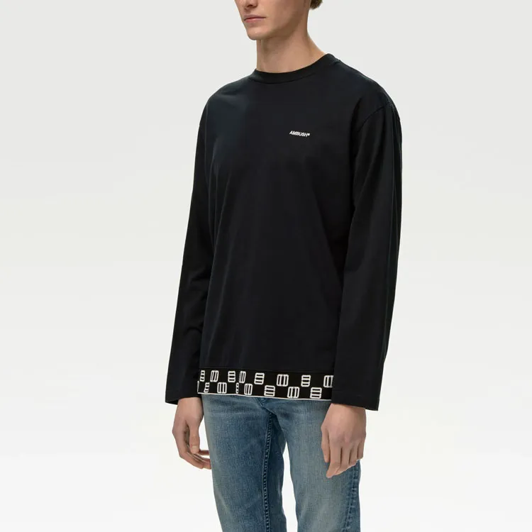 AMBUSH Monogram Rib Long Sleeve Tee-4
