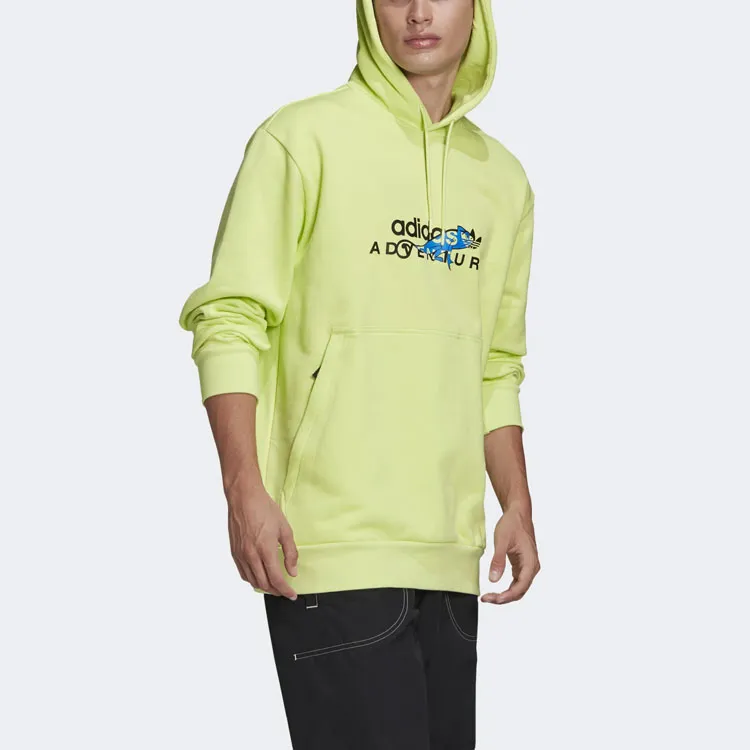Adidas Originals Sweatshirts Men Half Frozen Yellow-3