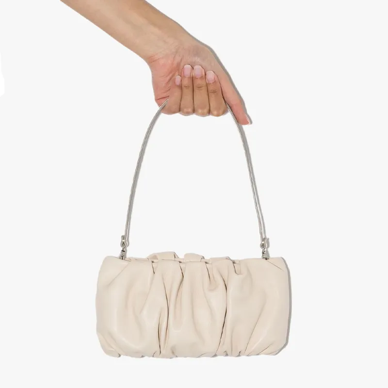 Staud Leather Clutch Regular Women's White-5