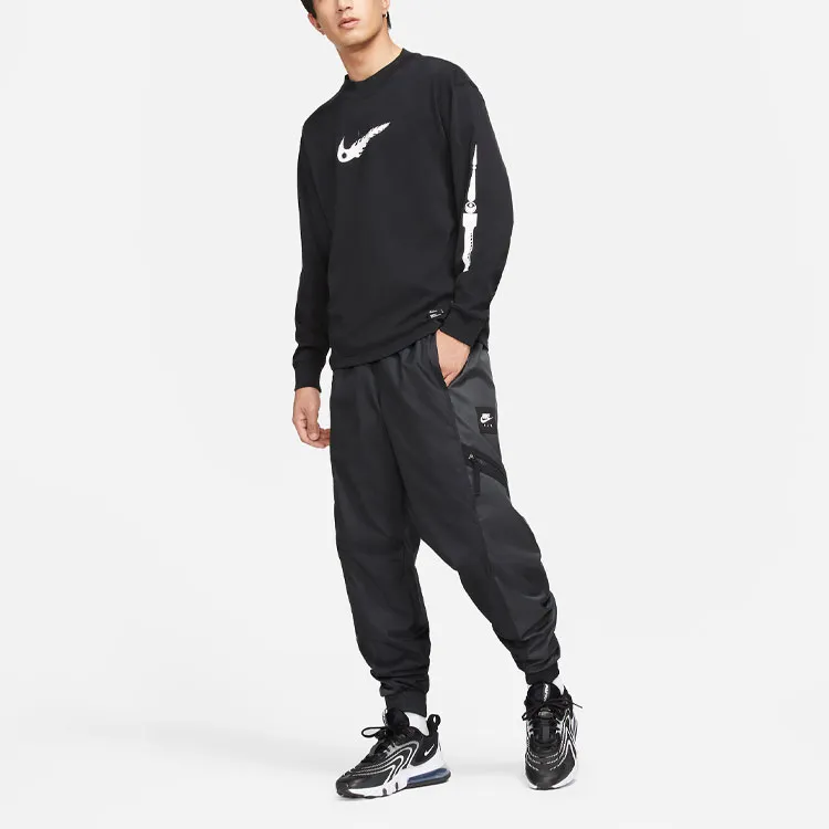 Nike T Shirts Men Black-2