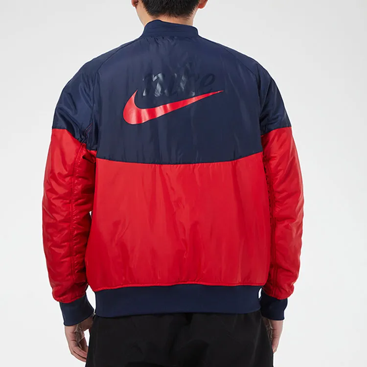 Nike Puffer Jackets Men Red-4