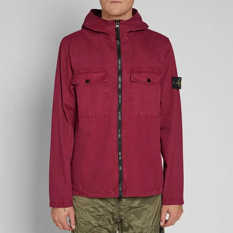 STONE ISLAND Jacket Men's Burgundy-3