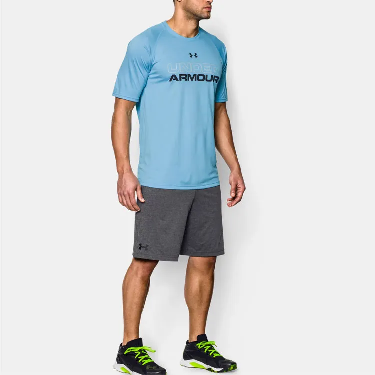 Under Armour Fitted Shorts Men's Dark Gray-4