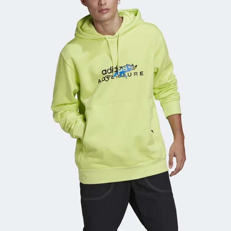 Adidas Originals Sweatshirts Men Half Frozen Yellow-2