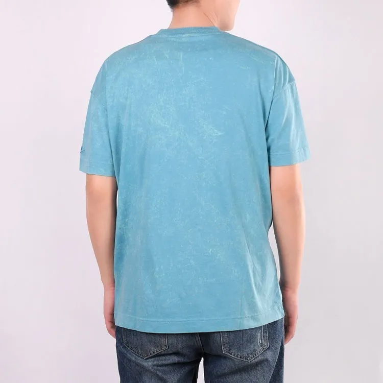 Nike T Shirts Men Lake Blue-3