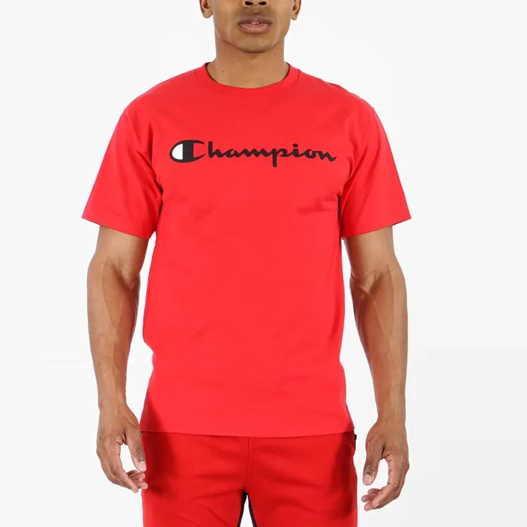 Champion T Shirt US Version Unisex Red-1