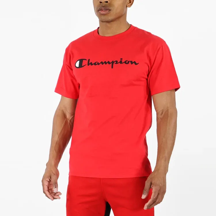 Champion T Shirt US Version Unisex Red-3