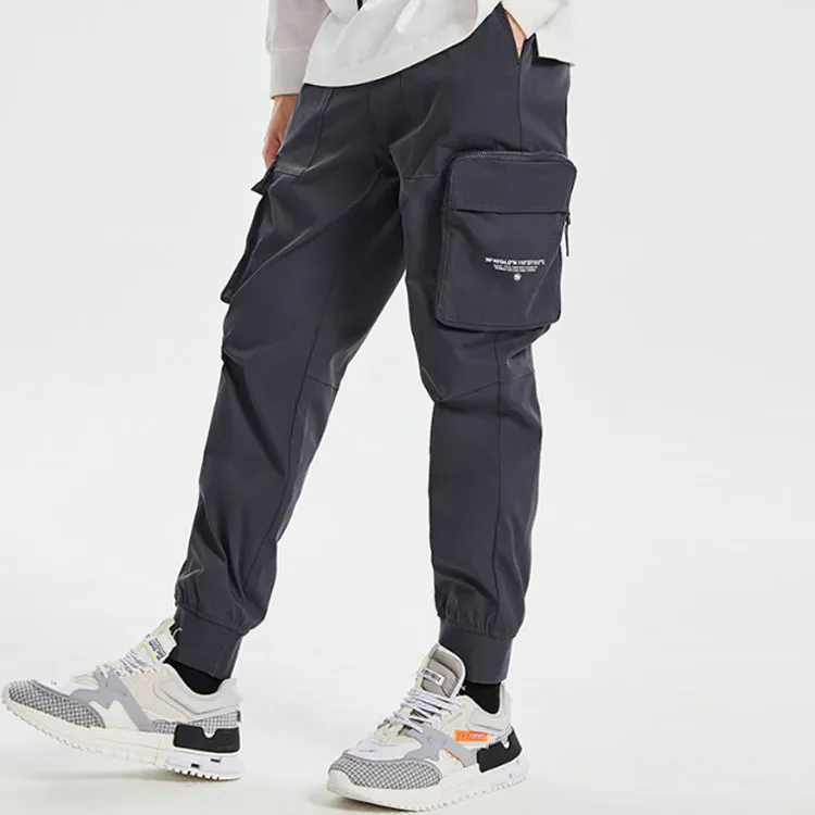 LINING Cargo Pants Men Ebony Black-5