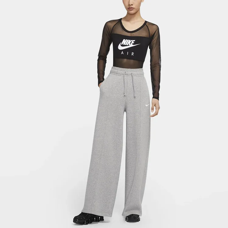 Nike Knitted Sweatpants Women's Gray-3