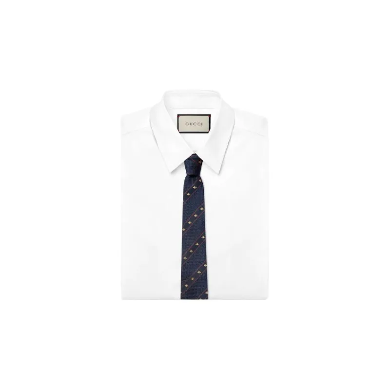 GUCCI Bee Web Tie-3