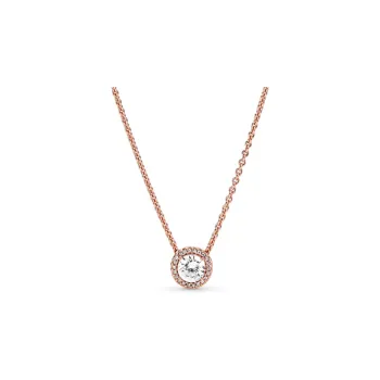 Pandora 14K Rose Gold Collarbone Chain Women's Rose Gold