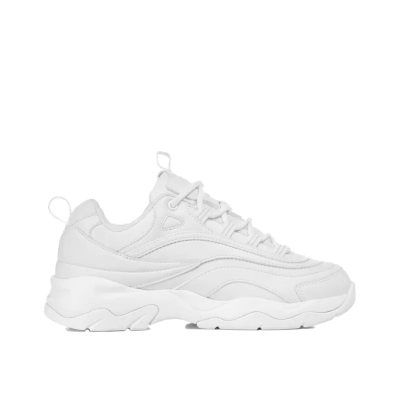 FILA Ray Cushioning, Slip Resistant, Abrasion Resistant, Breathable Low Top Casual Shoes Men's Ecru-1