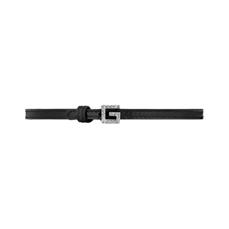GUCCI Patent Leather Necklaces Unisex Black-0