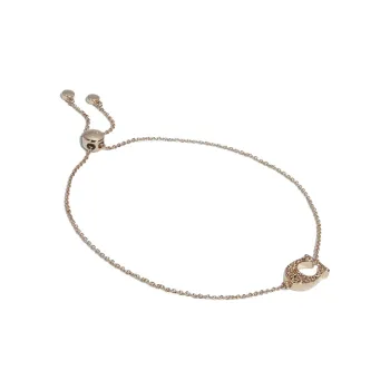 COACH Gold plated Brass Bracelets Women's Rose Gold