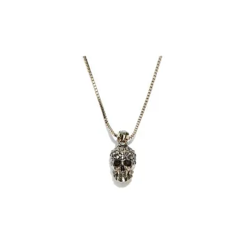Alexander McQueen Pave Skull Necklace