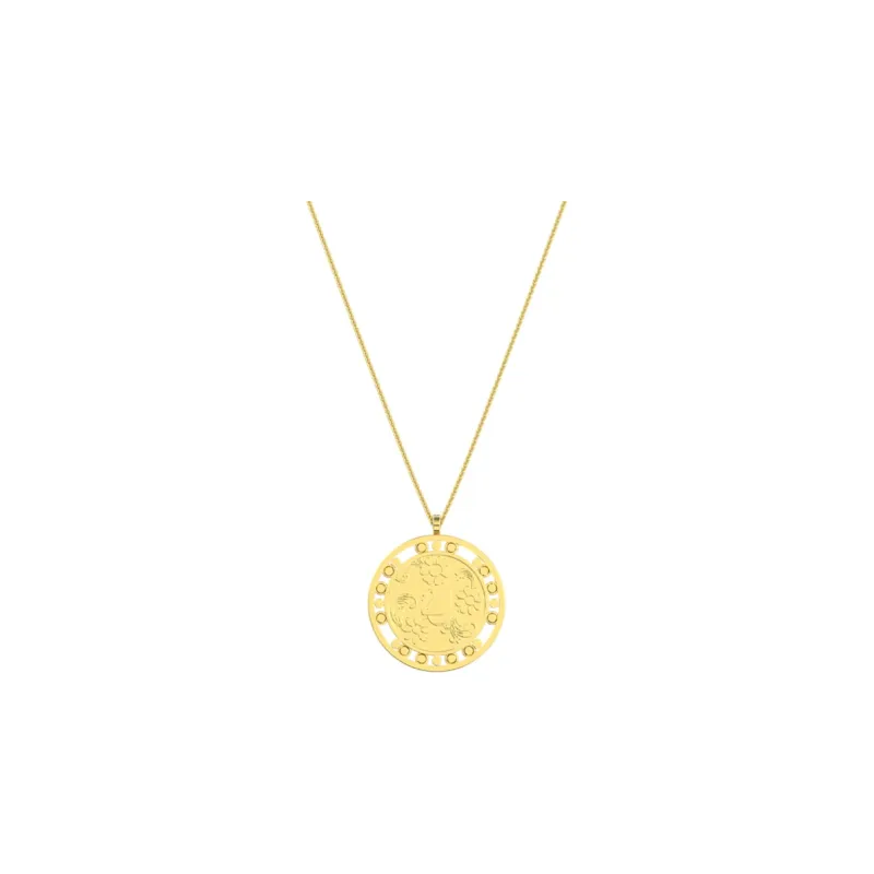 Swarovski Flower Of Fortune Faux Crystal Stone Necklaces Women's Light Blue-2
