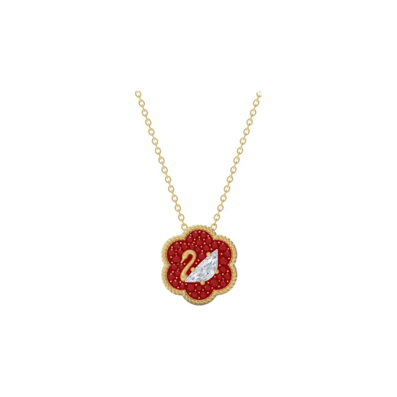 Swarovski Flower Of Fortune Necklaces Women's-1