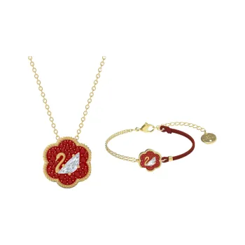 Swarovski Flower Of Fortune Necklaces Women's