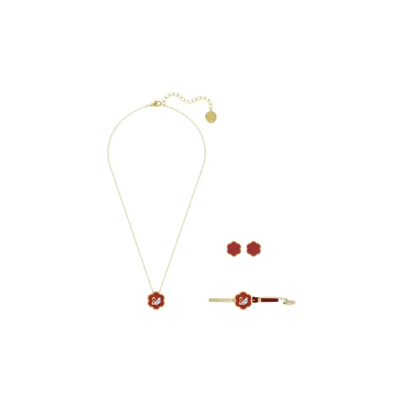 Swarovski Flower Of Fortune Necklaces Women's-2