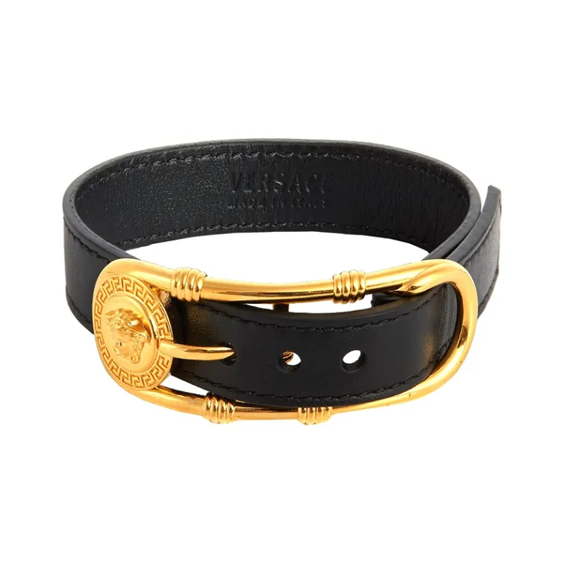 VERSACE Wristbands Men Black-0