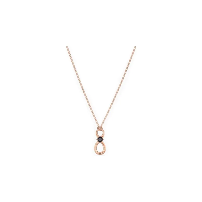 Swarovski Gold Plated Necklaces Women's Rose Gold-1