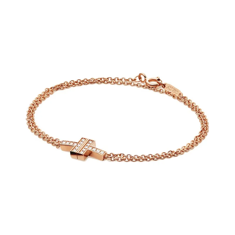 TIFFANY & CO. 18K Rose Gold Bracelets Women's Rose Gold-1