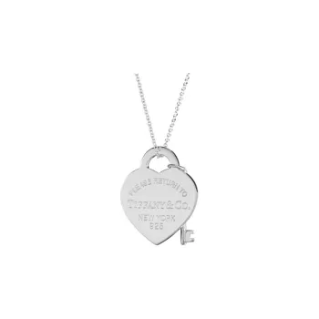 TIFFANY & CO. Return To Tiffany Collection 925 Sterling Silver Necklaces Unisex