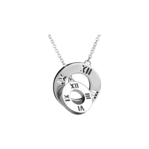 TIFFANY & CO. Atlas Series Necklaces Women's Silver