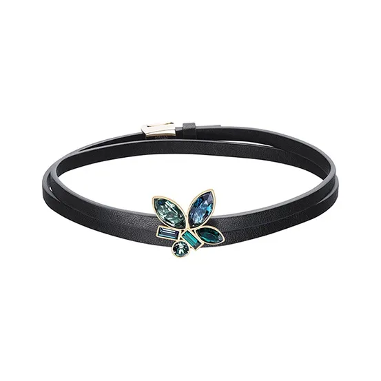 Swarovski Wristbands Unisex Black-1