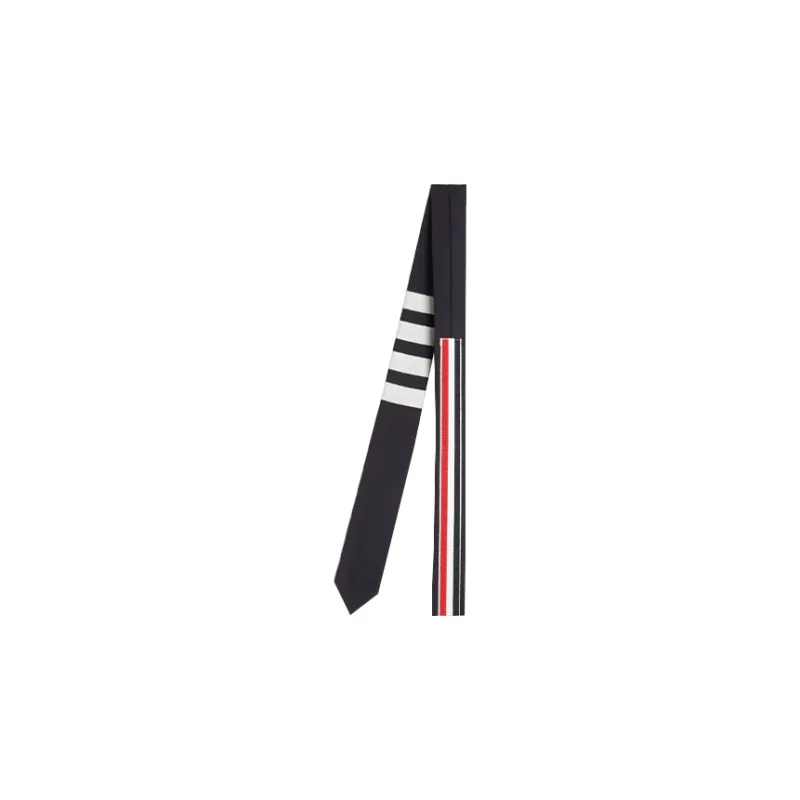 THOM BROWNE 4 bar Plain Weave Tie-1