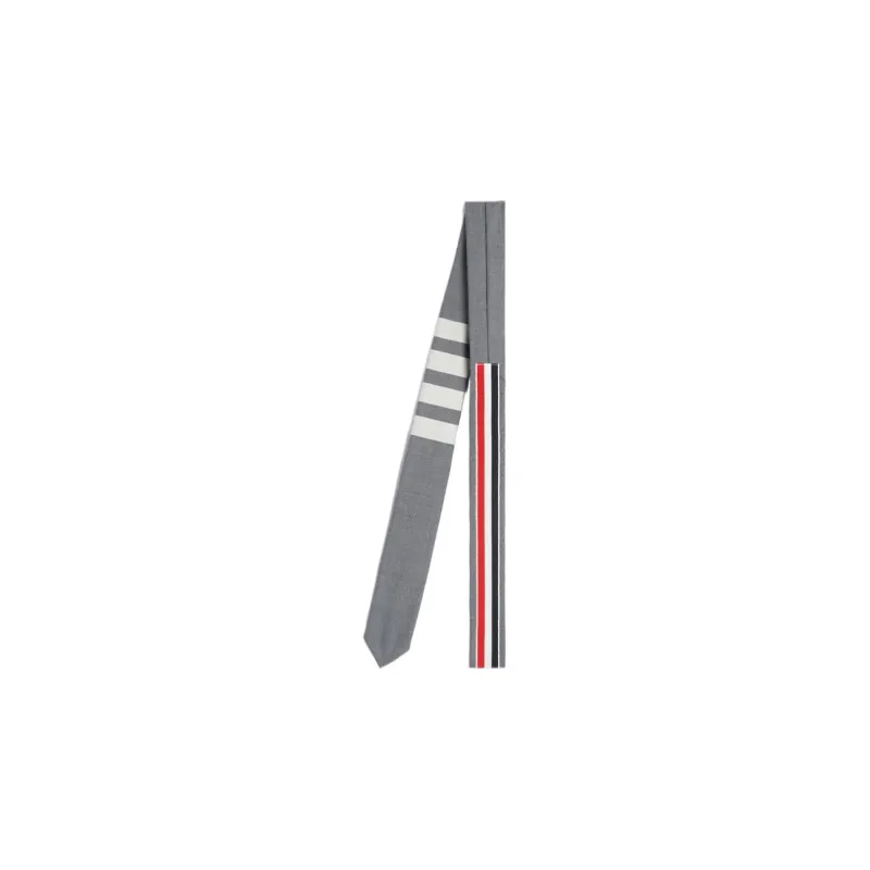 THOM BROWNE 4 bar Plain Weave Tie-1