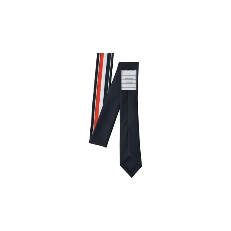 THOM BROWNE Classic Pointed Tie-3