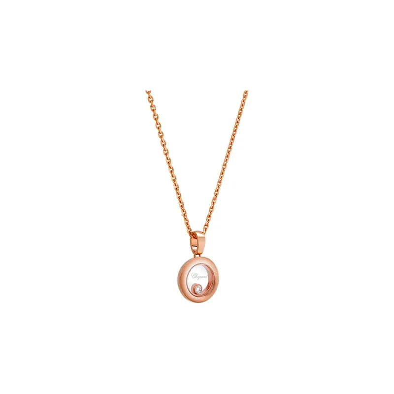 Chopard Happy Diamonds Necklaces Women's Rose Gold-1