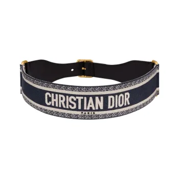DIOR CHRISTIAN DIOR Letter Cotton Belt Unisex