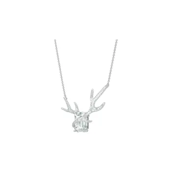 Swarovski Polar Bestiary Necklaces Women's Silvery White