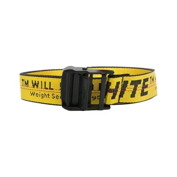 OFF WHITE Belt Yellow Black Width  3.5cm