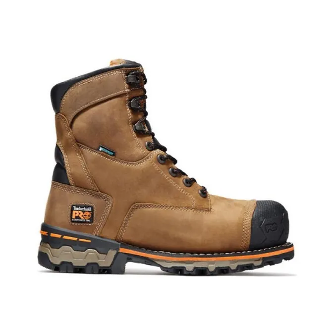 Timberland Boondock Durable Cushioning Short Outdoor Boots Men's Brown-1
