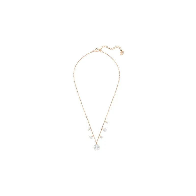 Swarovski LUCY ROUND Necklaces Women's Gold-1