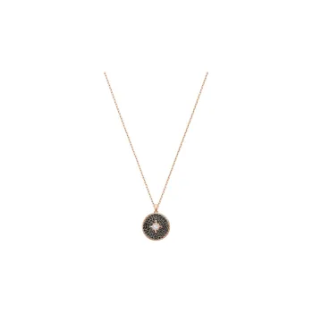 Swarovski Locket Alloy Necklaces Women's Rose Gold