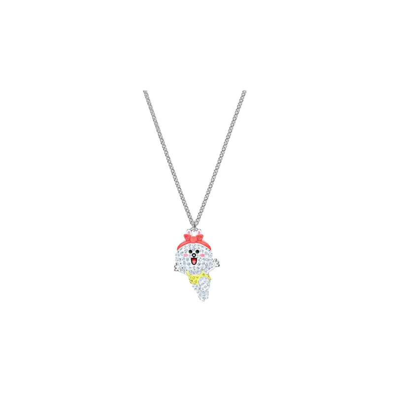 Swarovski Line Friends 925 Sterling Silver Necklaces Women's-0