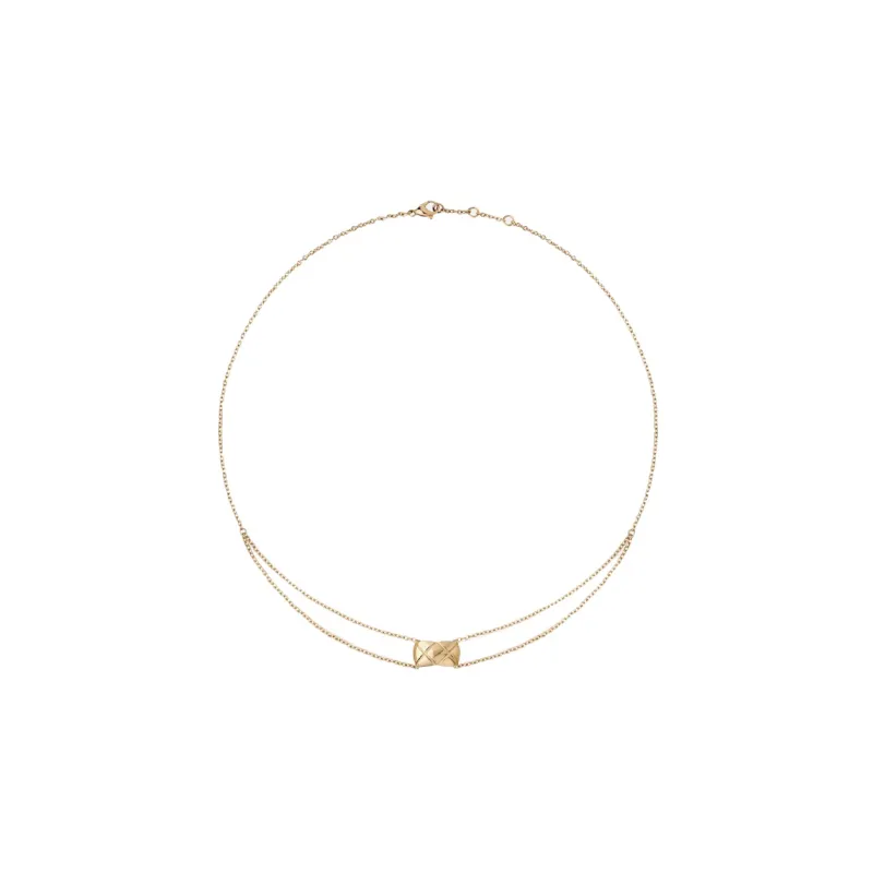 CHANEL Karat Gold Necklaces Unisex-1