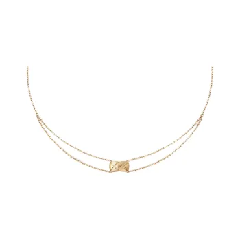 CHANEL Karat Gold Necklaces Unisex