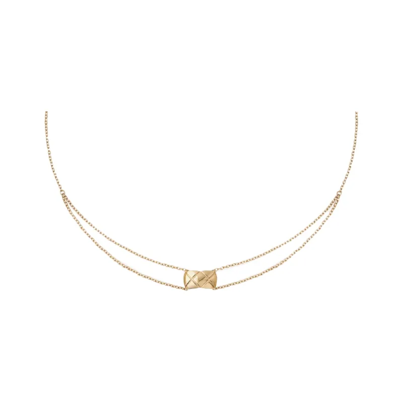CHANEL Karat Gold Necklaces Unisex-0