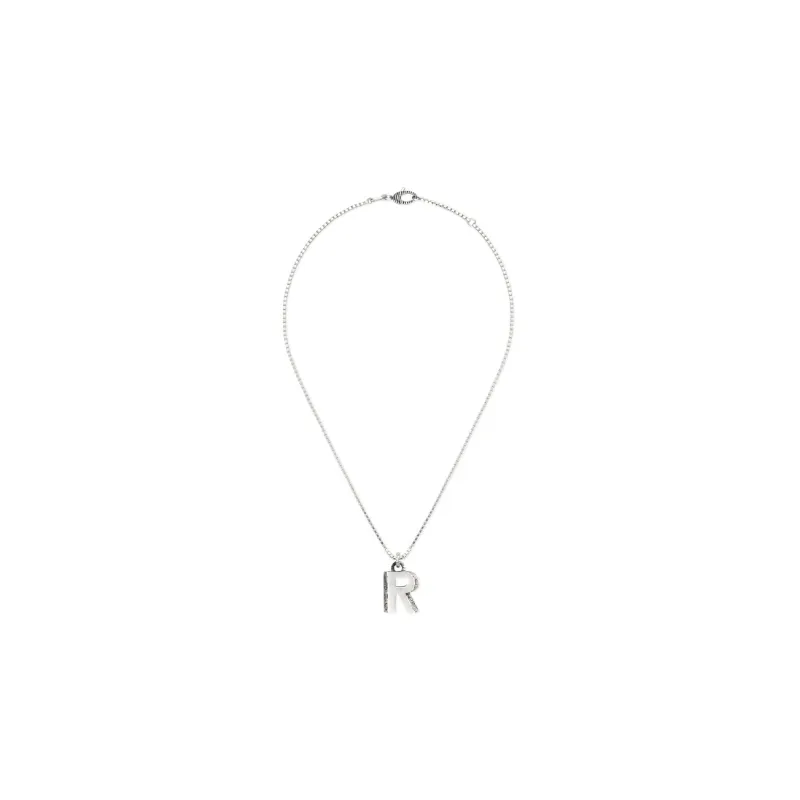 GUCCI 925 Sterling Silver Necklaces Unisex Silver-2
