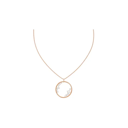 Swarovski Necklace Women's Rose Gold-Plated