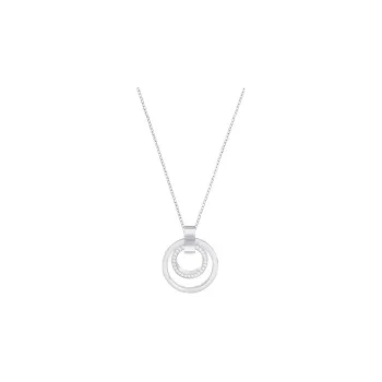 Swarovski Hollow Necklaces Women's White Gold Plated