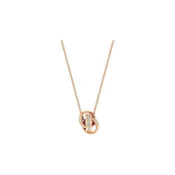 Swarovski Further Artificial Crystal Necklaces Women's Rose Gold