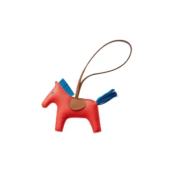 HERMES Rodeo Pendants Unisex Orange Brown Multicolor