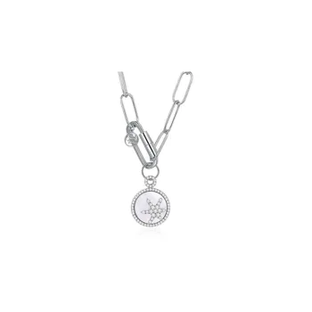 Agatha Zircon/925 Silver Necklaces Women's